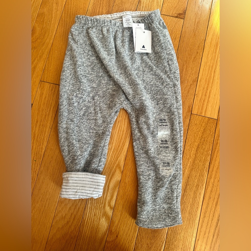 NWT Baby Gap Reversible Pants 12-18 months